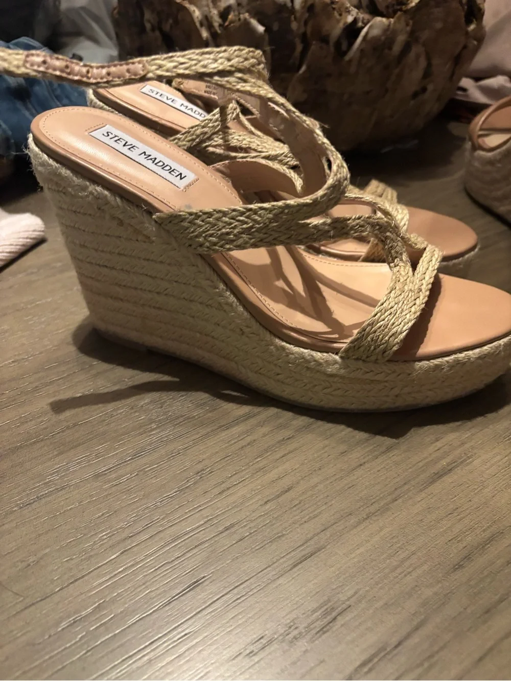 Steve Madden Braided Espadrille Sandals in Tan 9